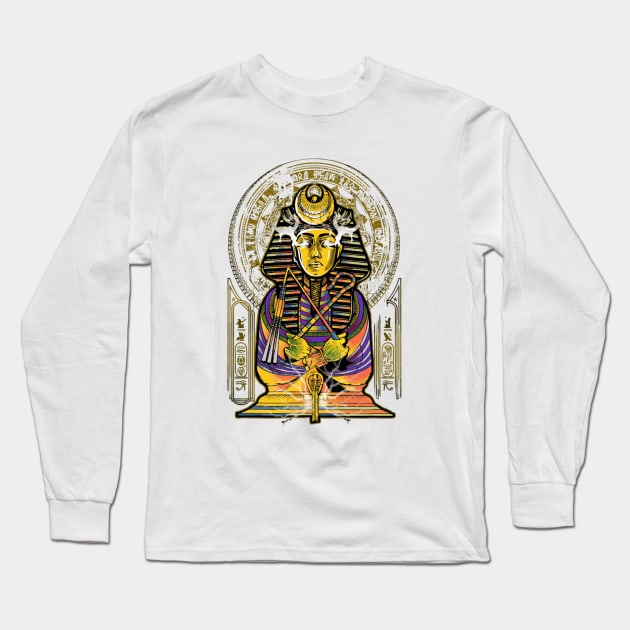 Pharaoh Egypt Long Sleeve T-Shirt by BK55